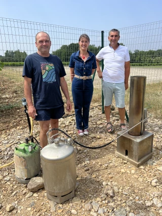 Lutte contre la grêle : ces viticulteurs qui protègent leurs cultures