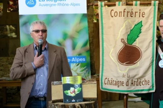 Daniel Vernol, président du syndicat de défense de la châtaigne d'Ardèche (SDCA)