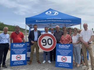 Bientôt le retour à 90 km/h en Ardèche