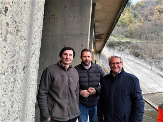 Le Département veut nettoyer le barrage des Collanges