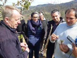 Des visites avec des élus sur le terrain