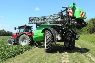 La suspension d’essieu garante de la qualité de pulvérisation
