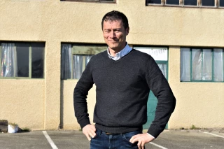  Éric Fernandez est venue parler de son projet de légumerie "Biotifood" le 17 mars, à la Chambre d'agriculture, devant des producteurs.