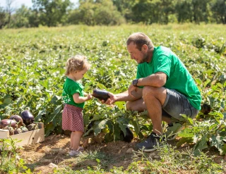 Alain Mounier a accueilli petits et grands sur son exploitation