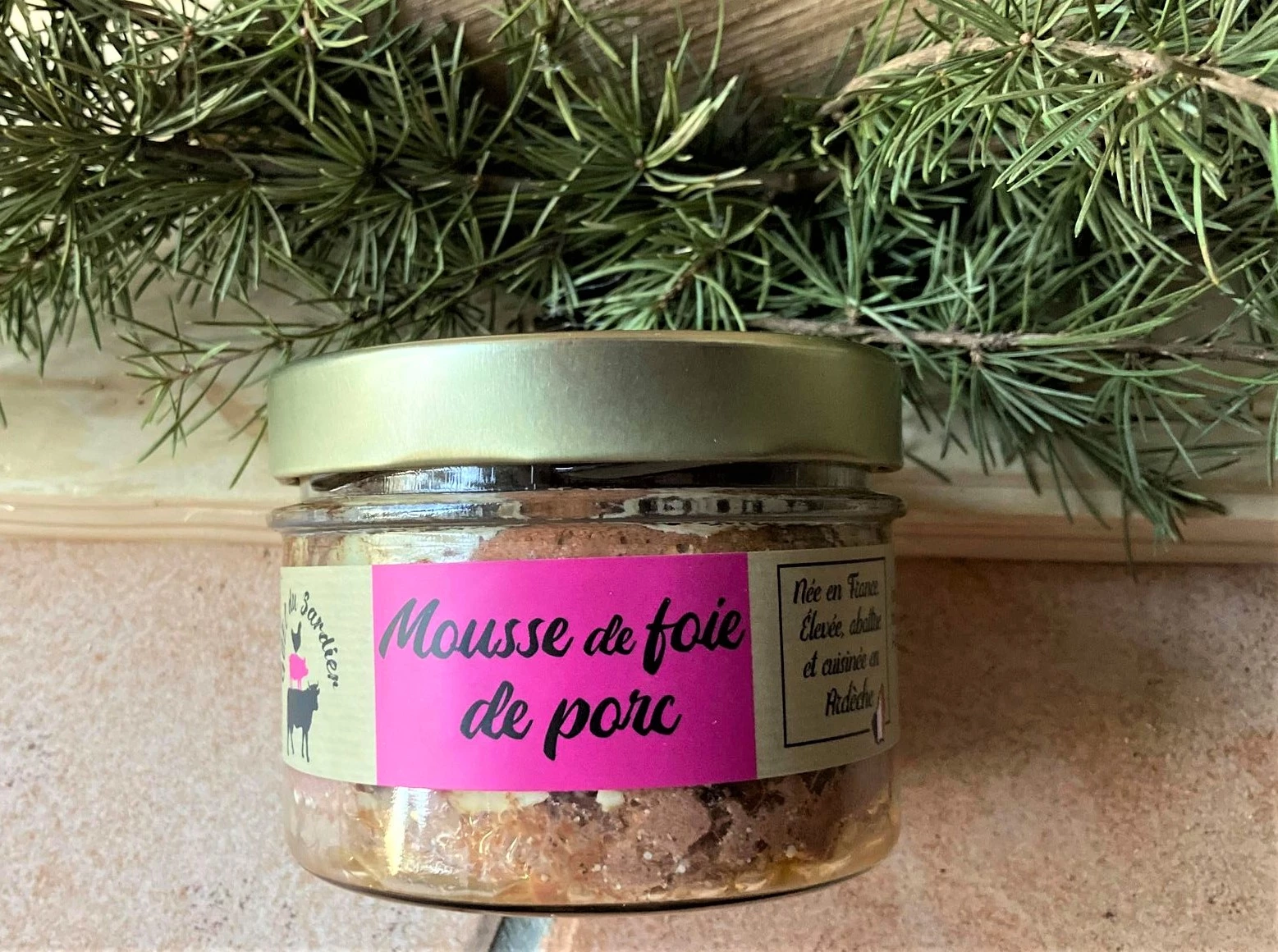 La mousse de foie de porc du Gaec du Sardier (Lafarre)