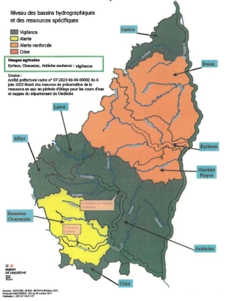 Évolution de la sécheresse