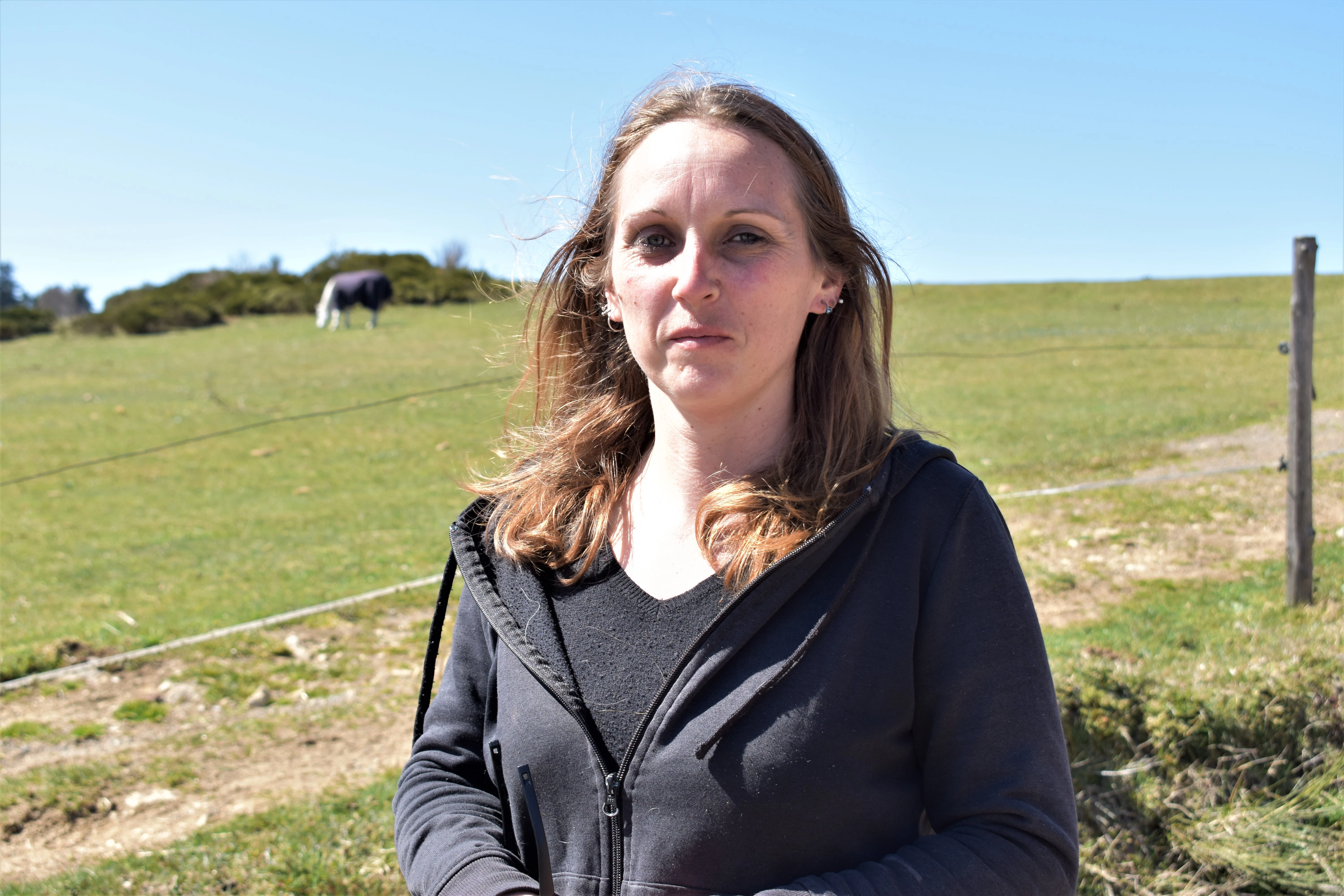 Oriane Peyronnet, éleveuse à Sainte-Eulalie (Earl Peyronnet)