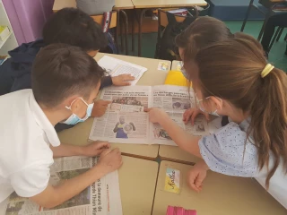 La Semaine de la presse et des médias à l’école avec une classe de CE2